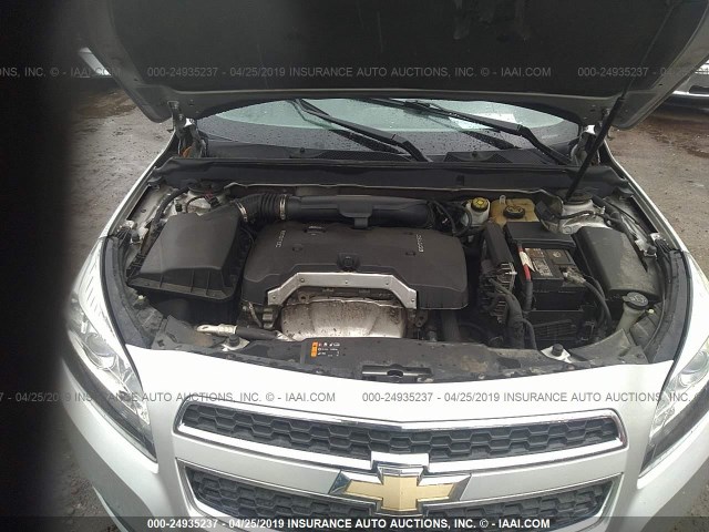 1G11C5SA0DF314273 - 2013 CHEVROLET MALIBU 1LT 银色 照片 10