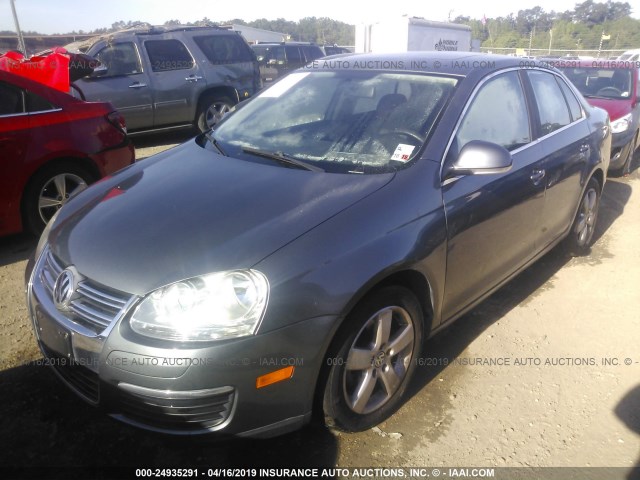 3VWRZ71K88M018631 - 2008 VOLKSWAGEN JETTA SE/SEL GRAY photo 2