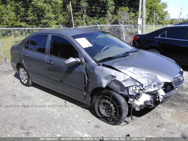 1NXBR32E48Z985136 - 2008 TOYOTA COROLLA CE/LE/S GRAY photo 1