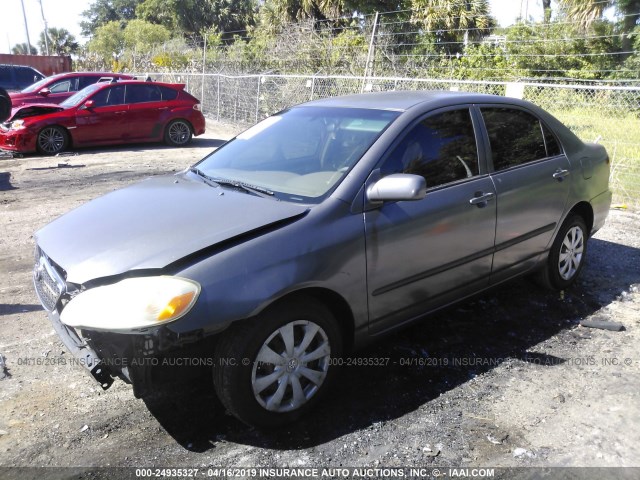 1NXBR32E48Z985136 - 2008 TOYOTA COROLLA CE/LE/S GRAY photo 2