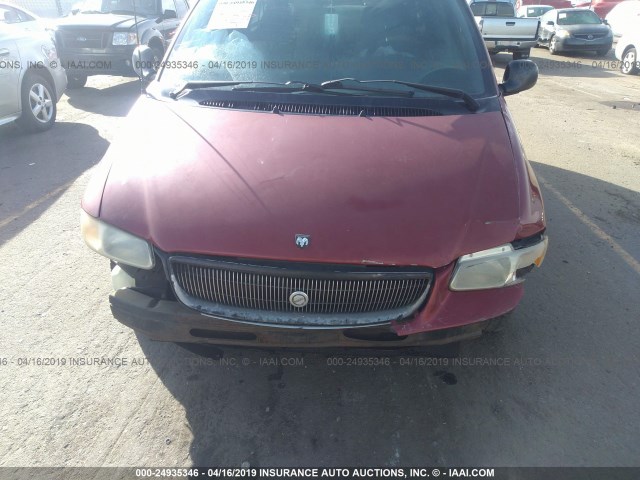 1C4GP54L1TB233549 - 1996 CHRYSLER TOWN & COUNTRY  MAROON photo 6