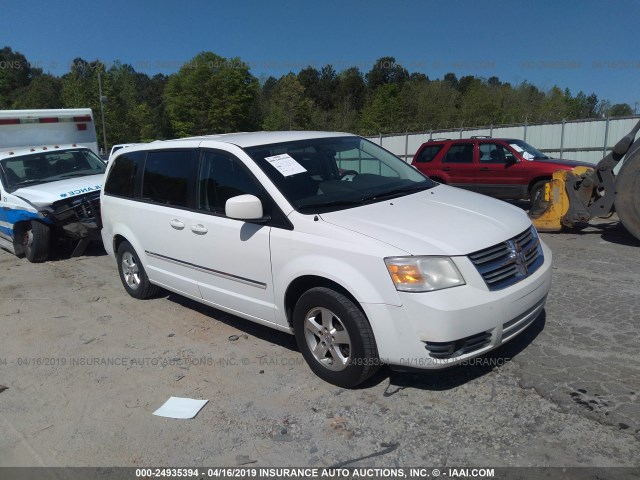 2D8HN54P48R830797 - 2008 DODGE GRAND CARAVAN SXT WHITE photo 1