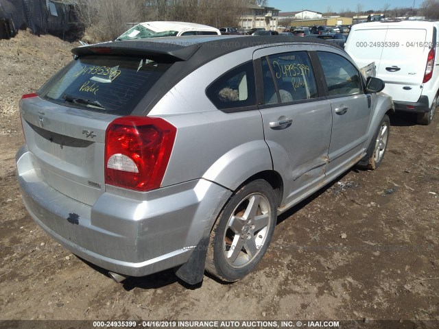 1B3HE78K07D551620 - 2007 DODGE CALIBER R/T SILVER photo 4