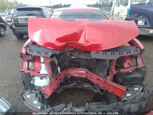 2C3CDXCT8FH914716 - 2015 DODGE CHARGER R/T RED photo 6