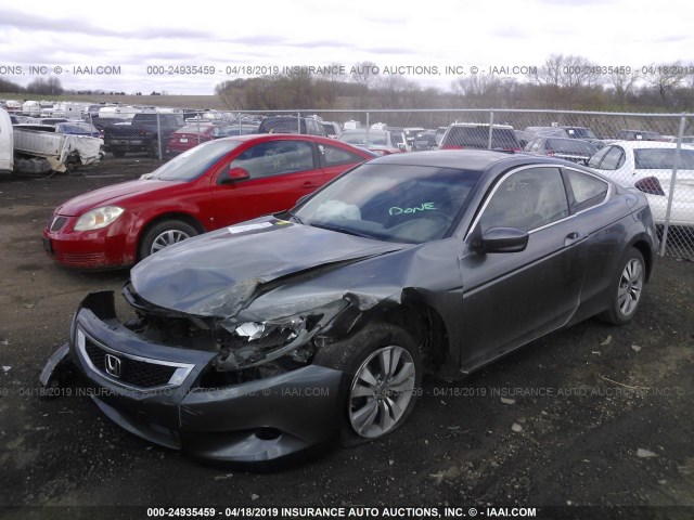 1HGCS128X9A012410 - 2009 HONDA ACCORD EXL ფერფლისფერი ფოტო 2