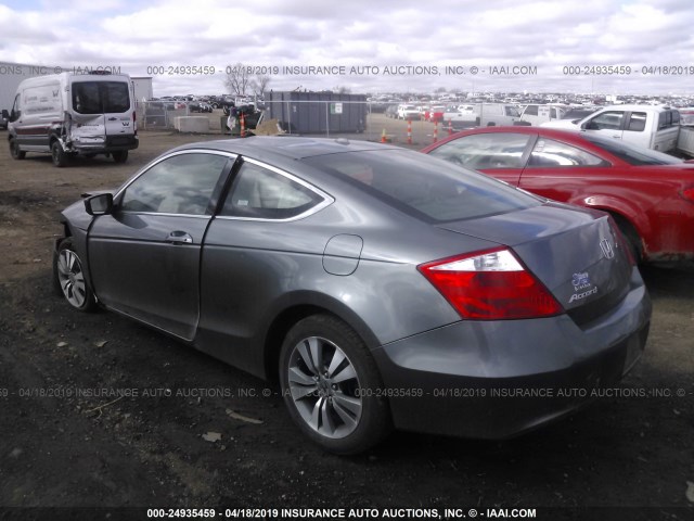 1HGCS128X9A012410 - 2009 HONDA ACCORD EXL ფერფლისფერი ფოტო 3