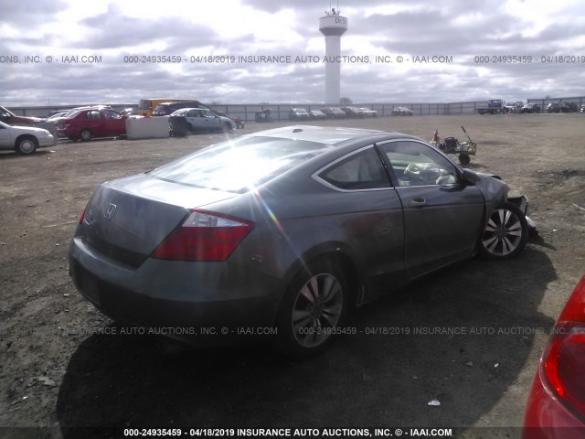 1HGCS128X9A012410 - 2009 HONDA ACCORD EXL ფერფლისფერი ფოტო 4