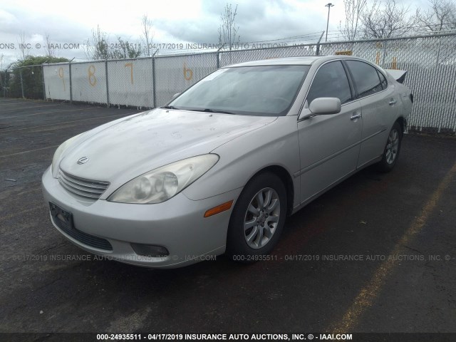 JTHBF30G820008743 - 2002 LEXUS ES 300 SILVER photo 2