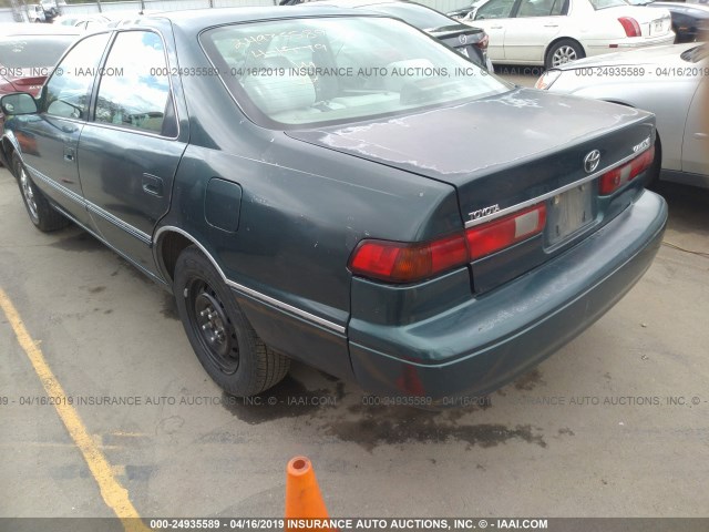 4T1BF22K8VU900805 - 1997 TOYOTA CAMRY CE/LE/XLE GREEN photo 3