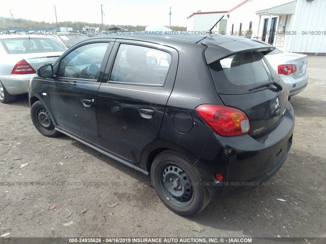 ML32A3HJ3FH034015 - 2015 MITSUBISHI MIRAGE DE BLACK photo 3