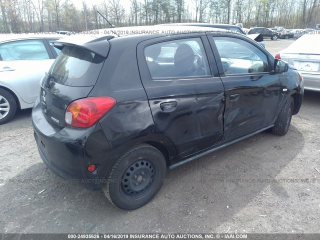 ML32A3HJ3FH034015 - 2015 MITSUBISHI MIRAGE DE BLACK photo 4