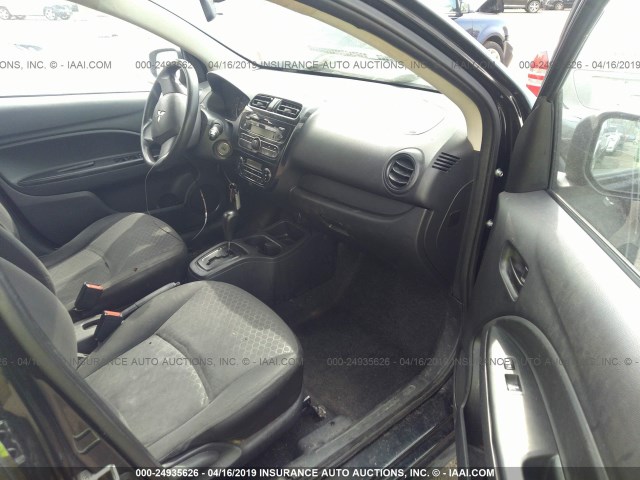 ML32A3HJ3FH034015 - 2015 MITSUBISHI MIRAGE DE BLACK photo 5