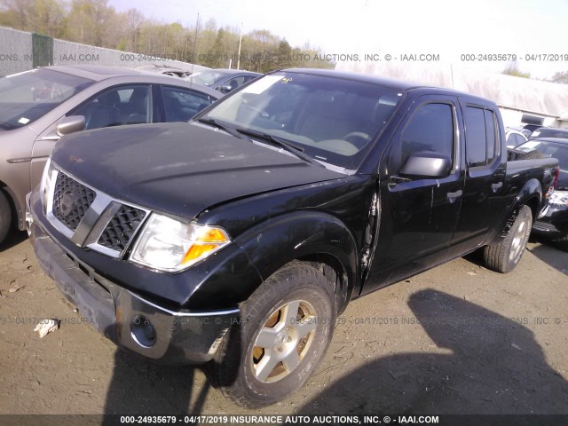 1N6AD09U68C421047 - 2008 NISSAN FRONTIER CREW CAB LE/SE/OFF ROAD BLACK photo 2