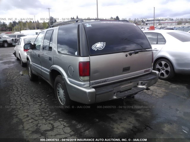 1GKDT13W9Y2228078 - 2000 GMC JIMMY / ENVOY  SILVER photo 3