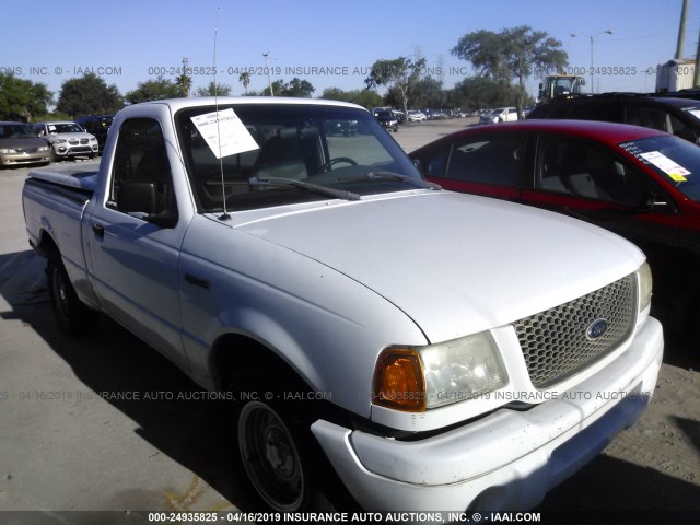 1FTYR10D92PB57392 - 2002 FORD RANGER WHITE photo 1