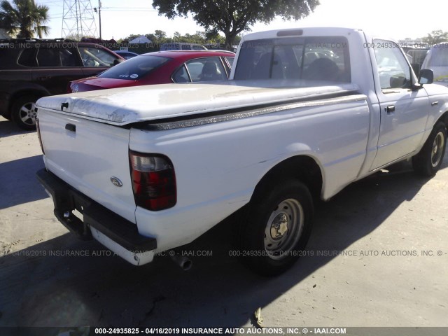 1FTYR10D92PB57392 - 2002 FORD RANGER WHITE photo 6