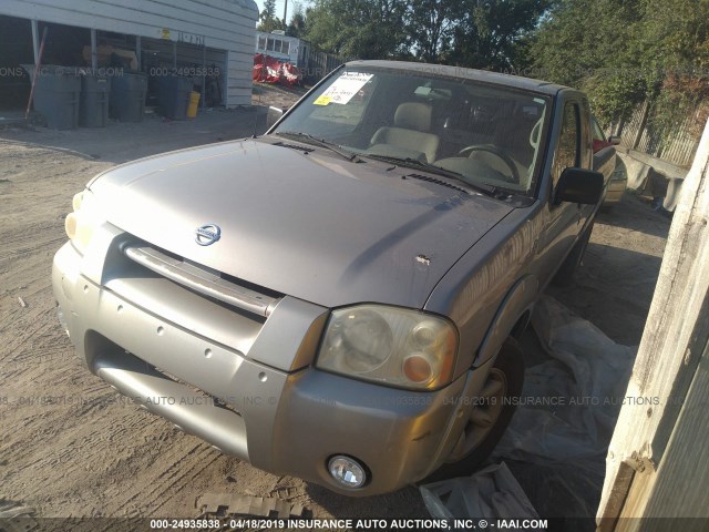 1N6DD26T93C462317 - 2003 NISSAN FRONTIER KING CAB XE GRAY photo 2