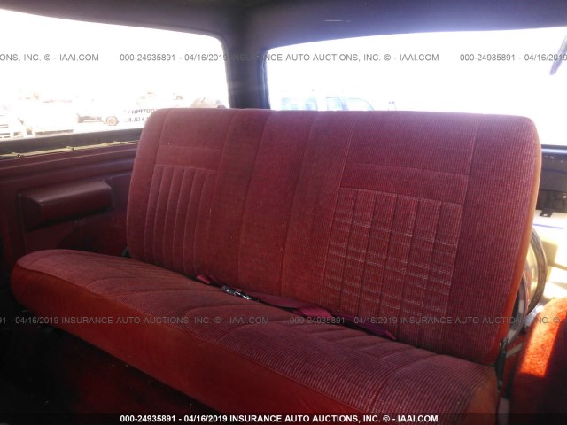 1FMEU15N4MLA34463 - 1991 FORD BRONCO U100 RED photo 8