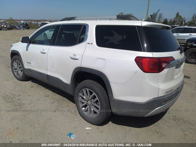 1GKKNSLA8HZ290428 - 2017 GMC ACADIA WHITE photo 3