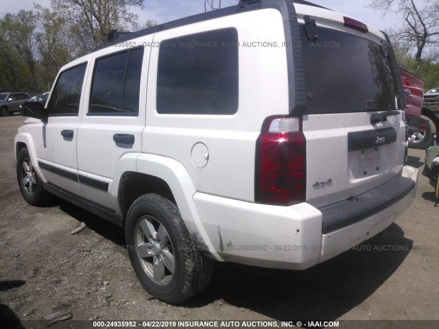 1J8HG48K76C143670 - 2006 JEEP COMMANDER WHITE photo 3