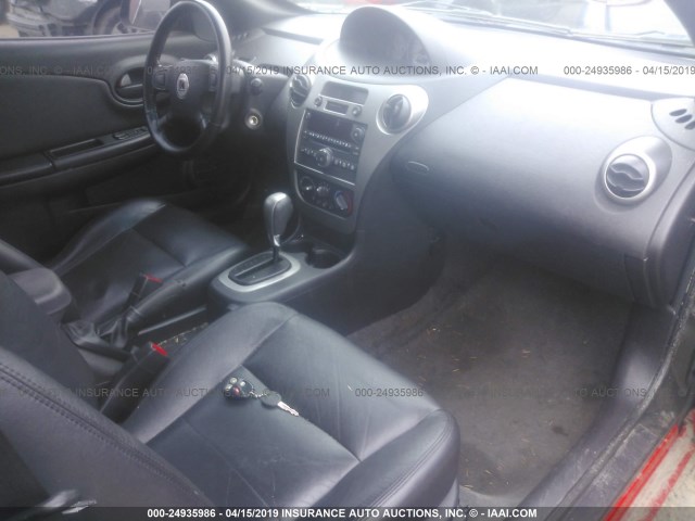 1G8AW15FX6Z114172 - 2006 SATURN ION LEVEL 3 RED photo 5