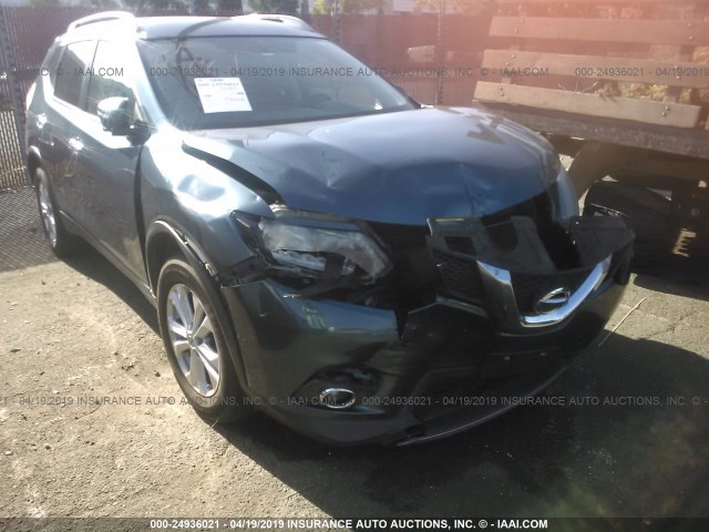 5N1AT2MV8EC784751 - 2014 NISSAN ROGUE S/SL/SV BLUE photo 6