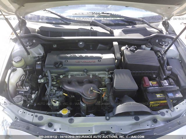 4T1BE46K07U627631 - 2007 TOYOTA CAMRY NEW GENERAT CE/LE/XLE/SE SILVER photo 10