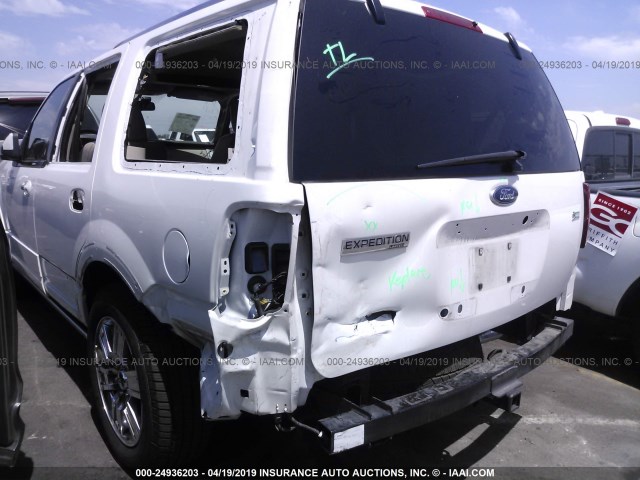 1FMJU1K57AEB08106 - 2010 FORD EXPEDITION LIMITED WHITE photo 6