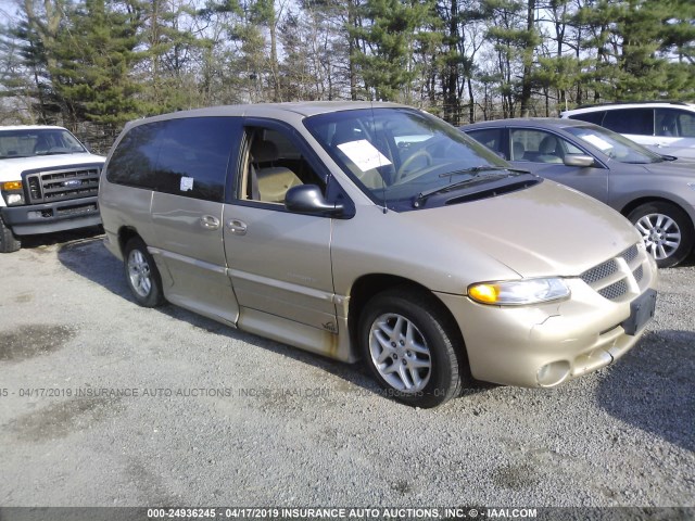 1B4GP44RXYB781035 - 2000 DODGE GRAND CARAVAN SE/SPORT GOLD photo 1