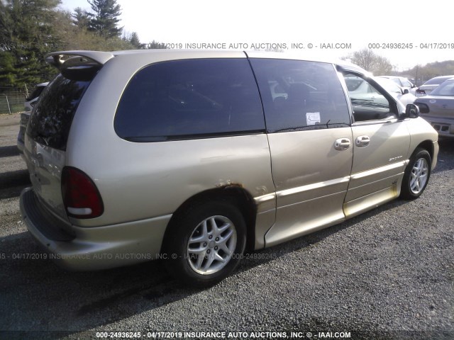 1B4GP44RXYB781035 - 2000 DODGE GRAND CARAVAN SE/SPORT GOLD photo 4