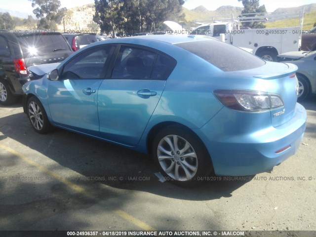 JM1BL1S65A1103644 - 2010 MAZDA 3 S BLUE photo 3