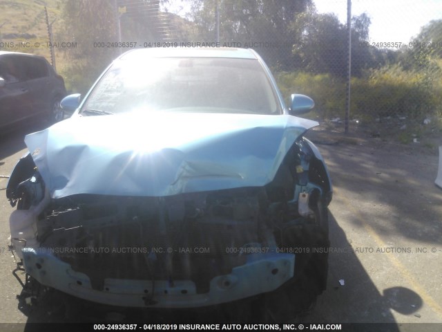 JM1BL1S65A1103644 - 2010 MAZDA 3 S BLUE photo 6