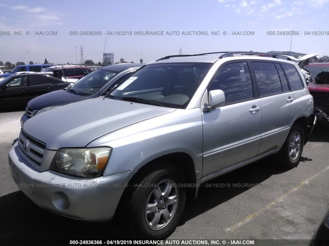 JTEGP21AX60112161 - 2006 TOYOTA HIGHLANDER LIMITED GRAY photo 2