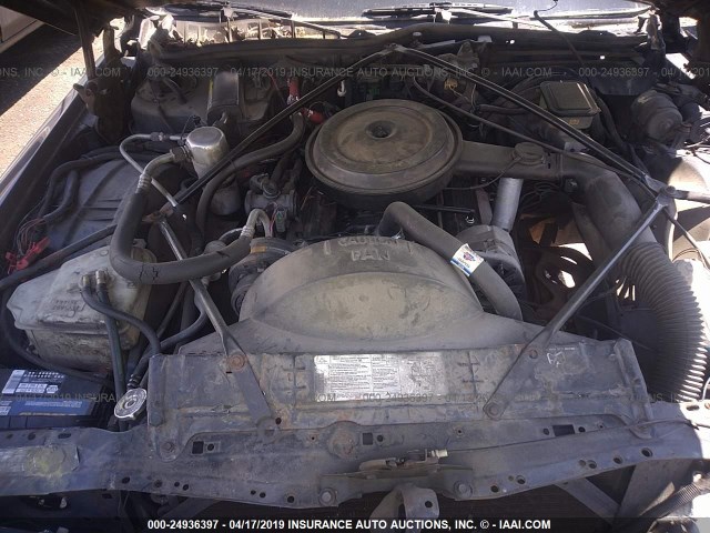 1G6DW5478LR726325 - 1990 CADILLAC BROUGHAM BLACK photo 10