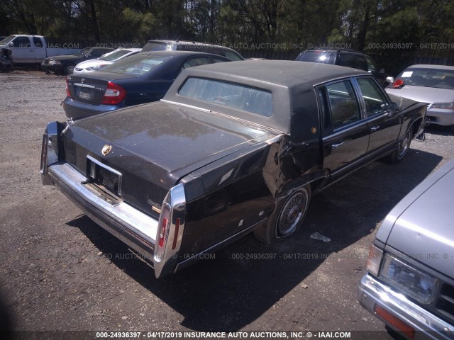 1G6DW5478LR726325 - 1990 CADILLAC BROUGHAM BLACK photo 4