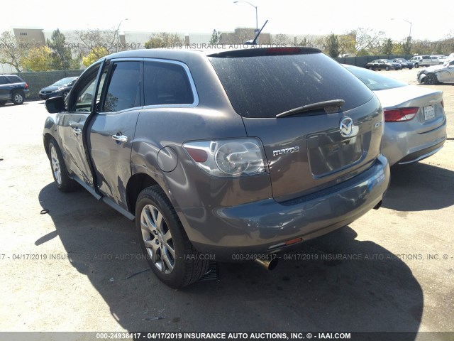 JM3ER29L490225336 - 2009 MAZDA CX-7 GRAY photo 3