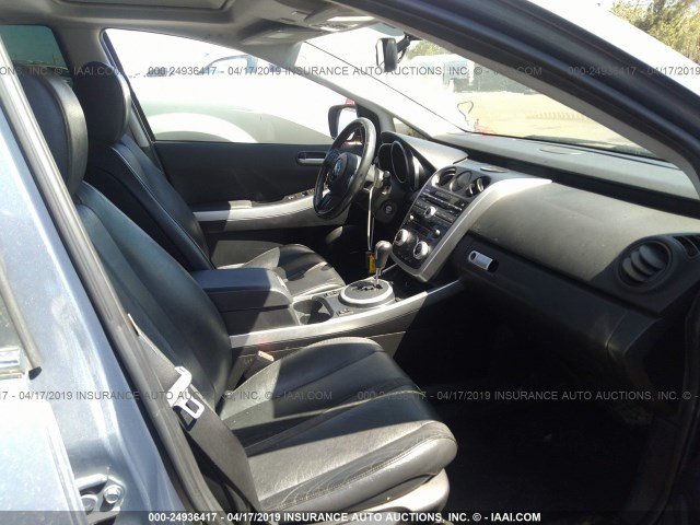 JM3ER29L490225336 - 2009 MAZDA CX-7 GRAY photo 5