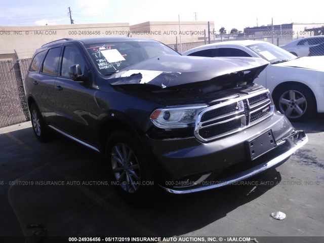 1C4RDHAG3HC732770 - 2017 DODGE DURANGO SXT GRAY photo 1