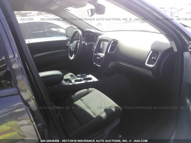 1C4RDHAG3HC732770 - 2017 DODGE DURANGO SXT GRAY photo 5