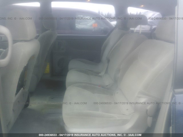 5TDZA23CX6S569921 - 2006 TOYOTA SIENNA CE/LE BLUE photo 8