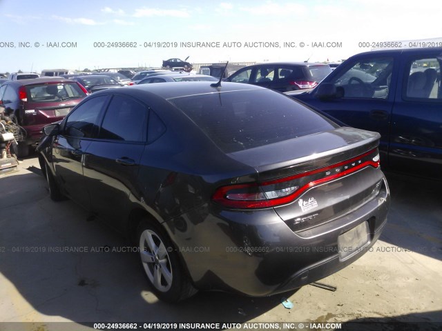 1C3CDFBB7FD104879 - 2015 DODGE DART SXT GRAY photo 3