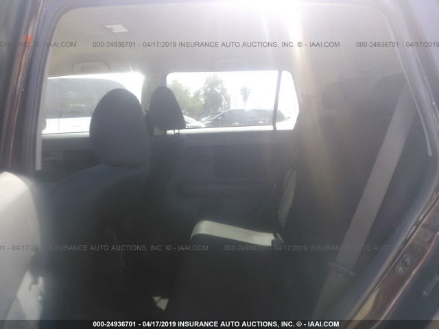 JTLKE50E081046599 - 2008 TOYOTA SCION XB 紫色 照片 8