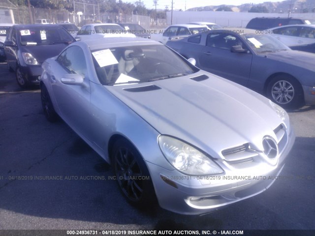 WDBWK56F18F178942 - 2008 MERCEDES-BENZ SLK 350 SILVER photo 1