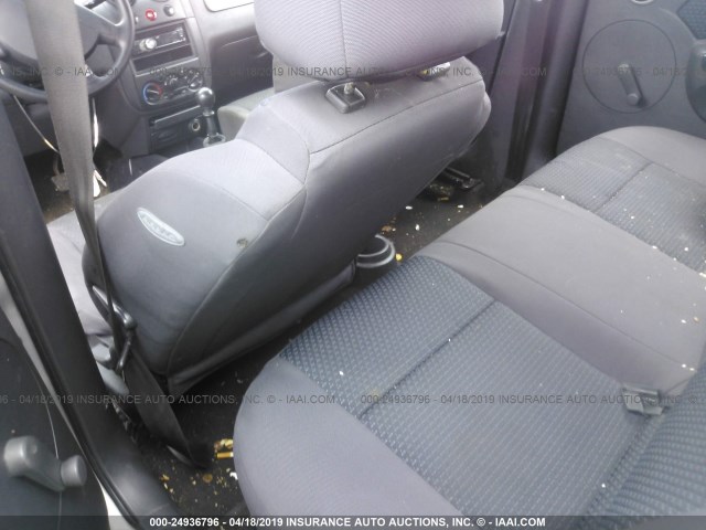 KL1TD666X7B767778 - 2007 CHEVROLET AVEO LS SILVER photo 8