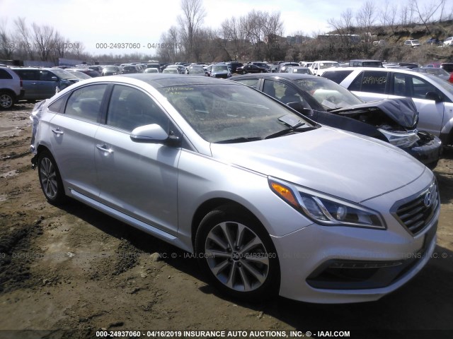 5NPE34AF0GH284007 - 2016 HYUNDAI SONATA SPORT/LIMITED SILVER photo 1