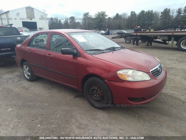 2T1BR32E95C434309 - 2005 TOYOTA COROLLA CE/LE/S RED photo 1