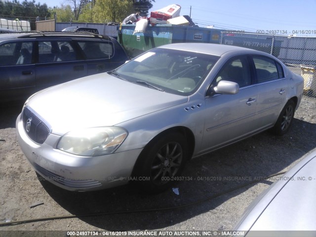 1G4HD57276U142788 - 2006 BUICK LUCERNE CXL SILVER photo 2