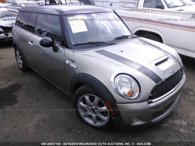 WMWMM33508TP88669 - 2008 MINI COOPER S CLUBMAN GRAY photo 1