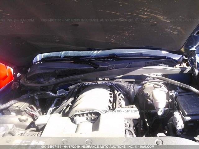 1GCVKREC8FZ396612 - 2015 CHEVROLET SILVERADO K1500 LT BLUE photo 10