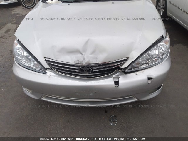 4T1BF32K66U120406 - 2006 TOYOTA CAMRY LE/XLE/SE SILVER photo 6